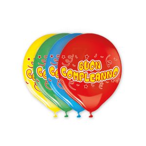 PALLONCINI CON STAMPA “BUON COMPLEANNO”